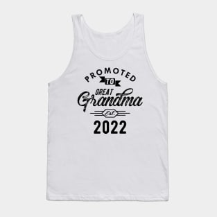 Great Grandma - Promoted to great grandma est. 2022 Tank Top